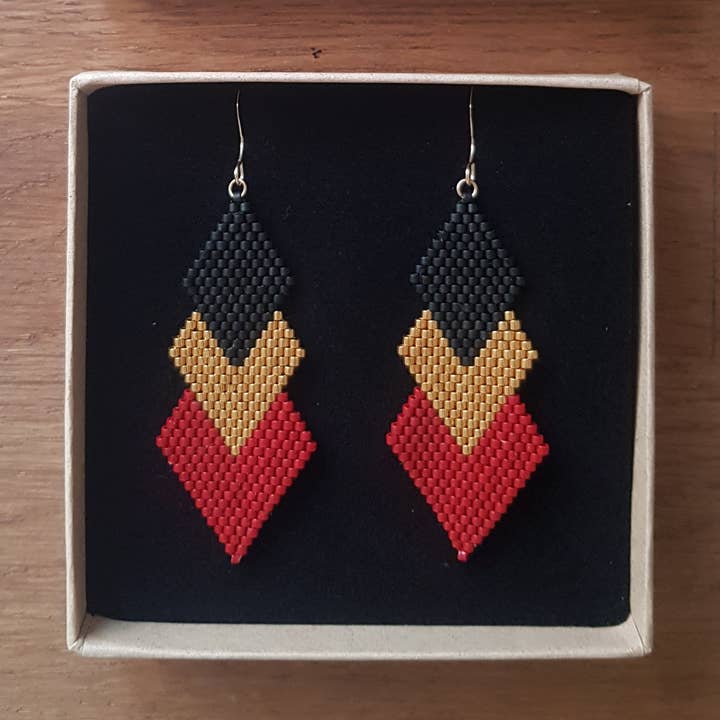 Gaia Garnet earrings for wholesale by C'cedille