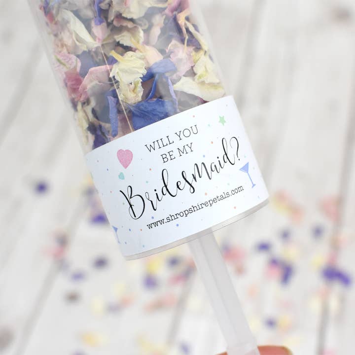 LSF Wholesale – Großhandel Konfetti – Will You Be My Brautjungfer Blume Konfetti Pop