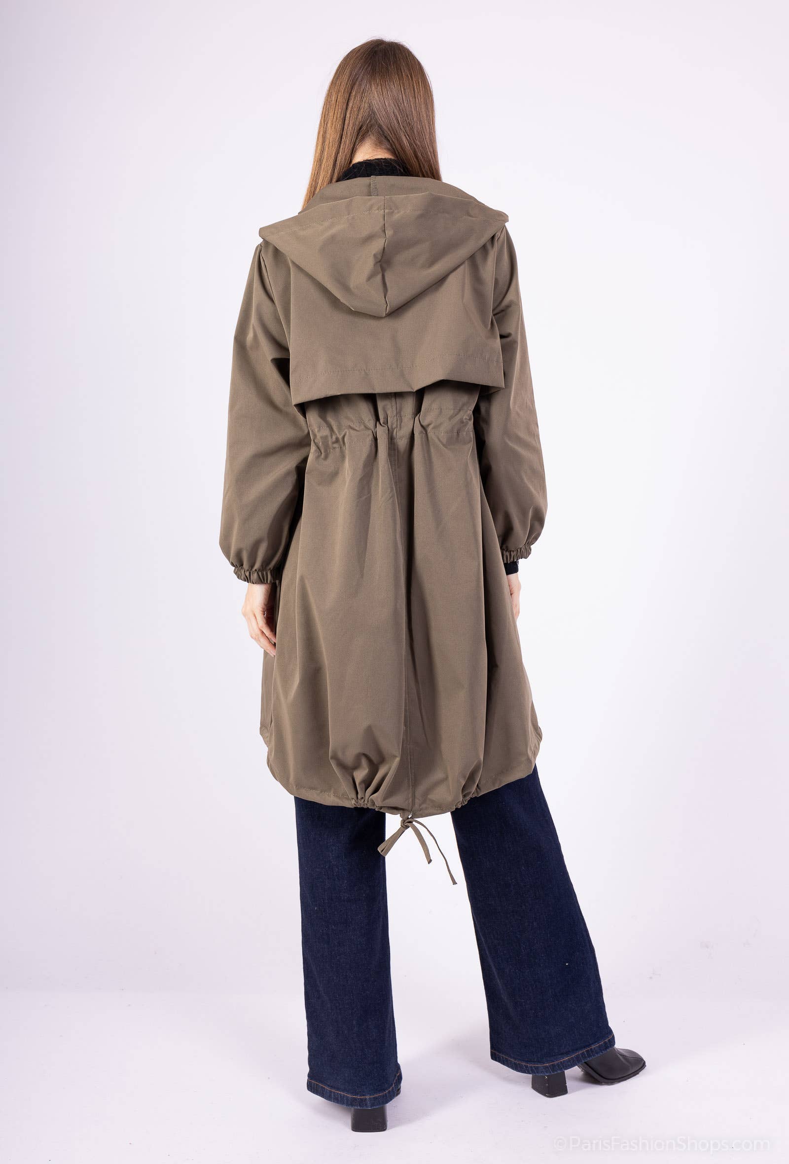 Pépouz' Paris - Wholesale Parka - Women's - Long hooded parka with adjustable drawstrings2