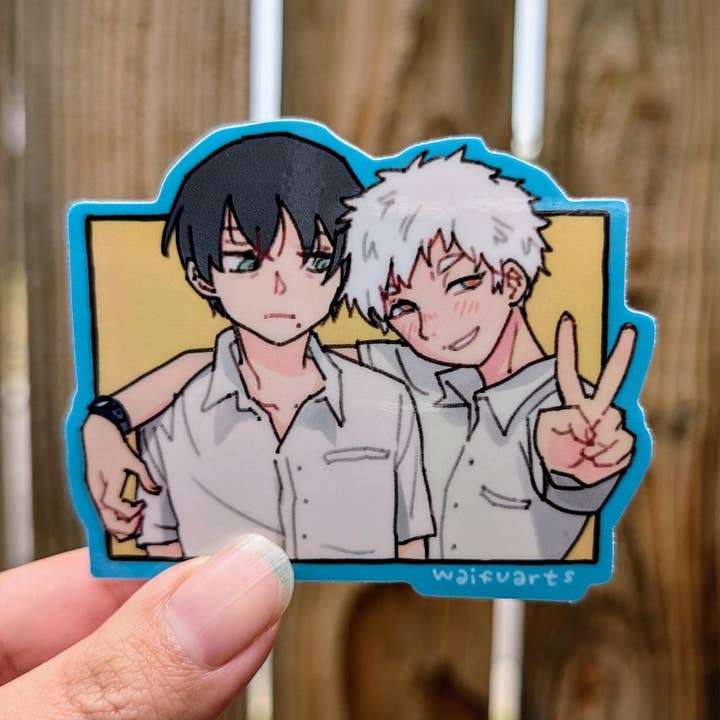 The Summer Hikaru Died 3" Glossy Vinyl Sticker for wholesale by waifuarts