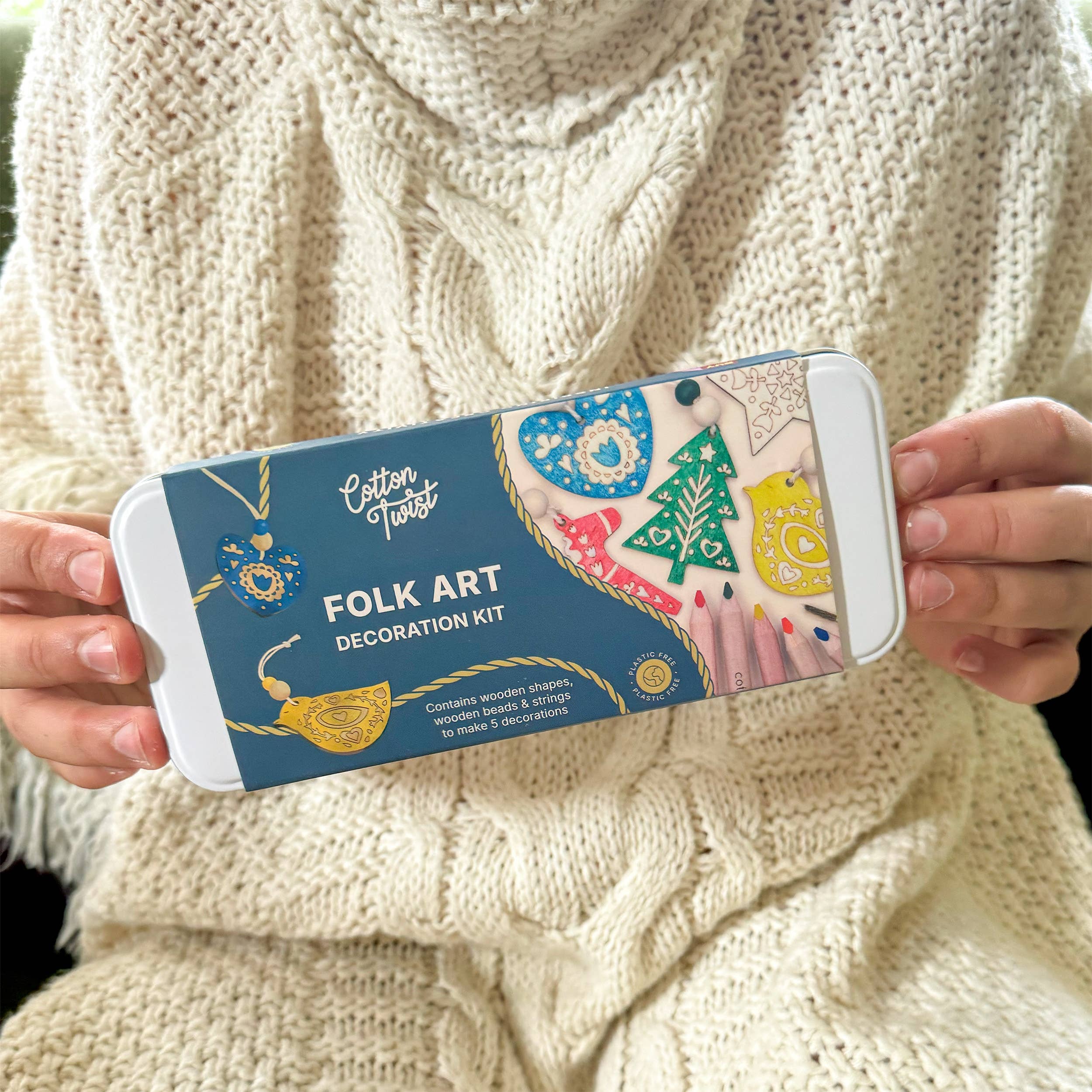Cotton Twist (USA DUTIES PAID) - Vente Kit de bricolage – enfant - Kit de décoration d'art populaire1