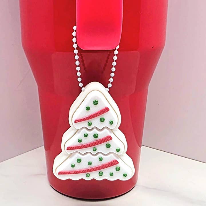 Agape Designs 3D - Vendita all'ingrosso Portachiavi - Unisex - Portachiavi Antistress Albero di Natale Stampato in 3D 2 Design0