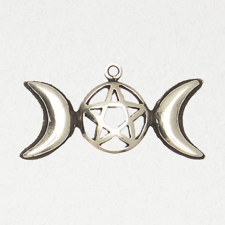 Nirvana LLC - Vente Breloques/médailles personnalisées - Collier Pendentif en Étain Wicca - Pentacle0