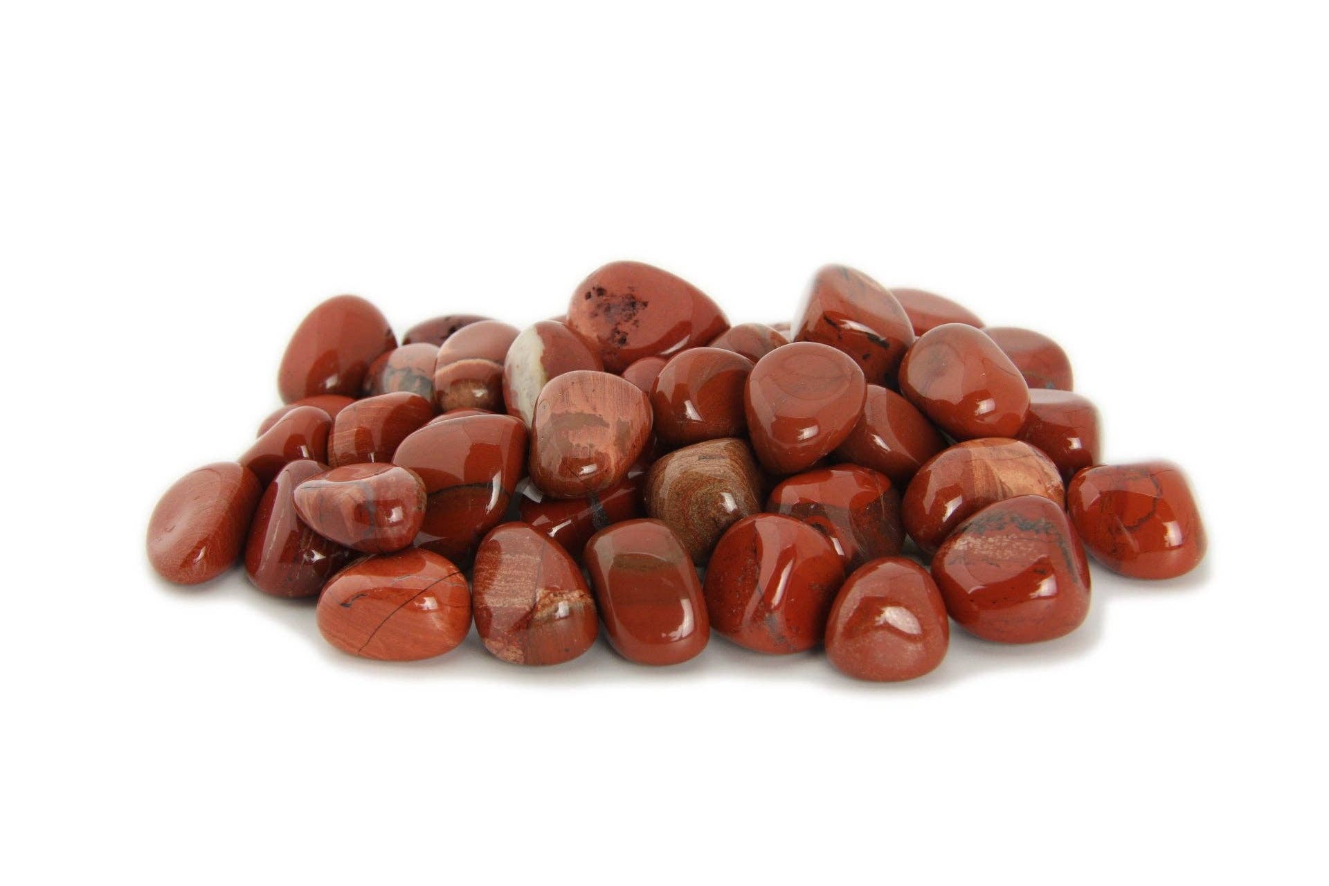 Rock Restock - Wholesale Spiritual Stone/Crystal - Red Jasper Tumbled Stones - 1 lb0