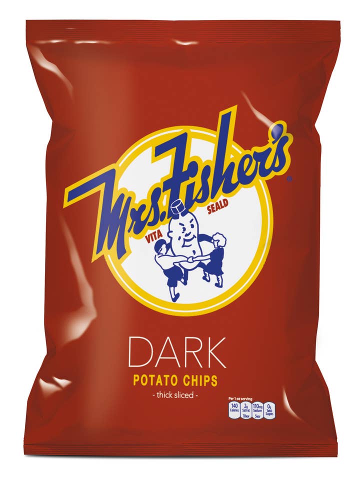 Chips de pommes de terre foncées Mrs. Fishers - Grab N Go pour la vente par Mrs. Fisher's Potato Chips