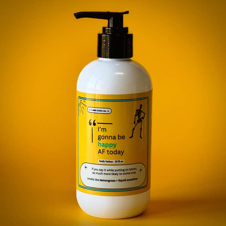 Happy AF Lotion for wholesale by L I L L I E & P I N E