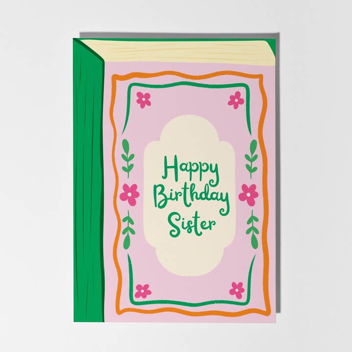 Sister Birthday Greeting Card for wholesale by PulpKo