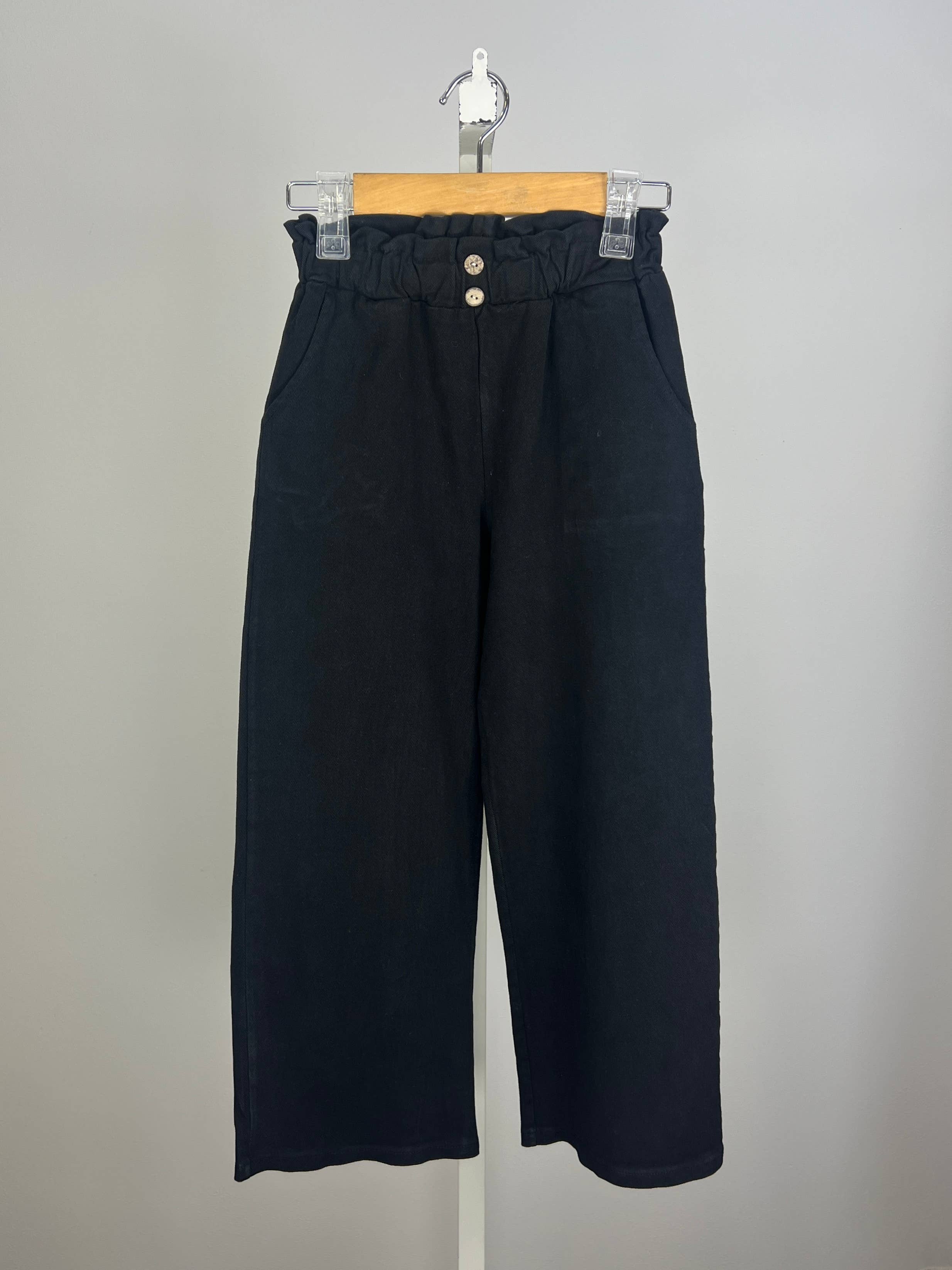 MINI MIGNON PARIS – wholesale Trousers – Kids – Girl's elastic high waist cotton loose-fitting pants5