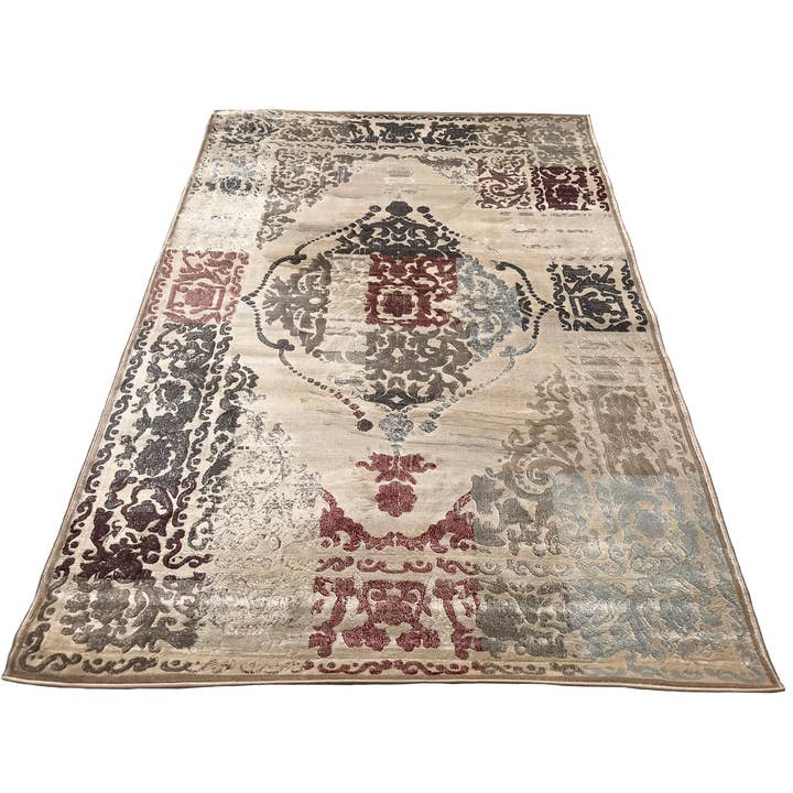 home mart goods - Wholesale Area Rug - 5' x 7'6" Vintage Beige Silky Glam Area Rug1