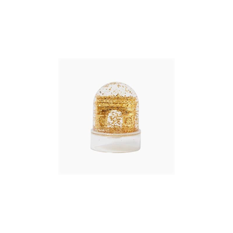 Les Parisettes - Wholesale Snow Globe - Mini snow globe Golden Arc De Triomphe
