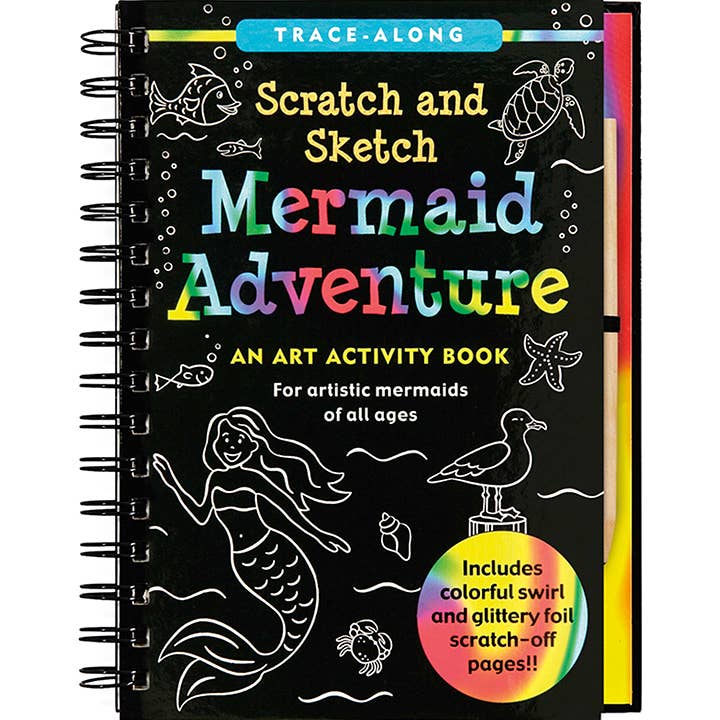 Peter Pauper Press - Wholesale Sketchbook/Sketchpad - Mermaid Adventure Scratch and Sketch