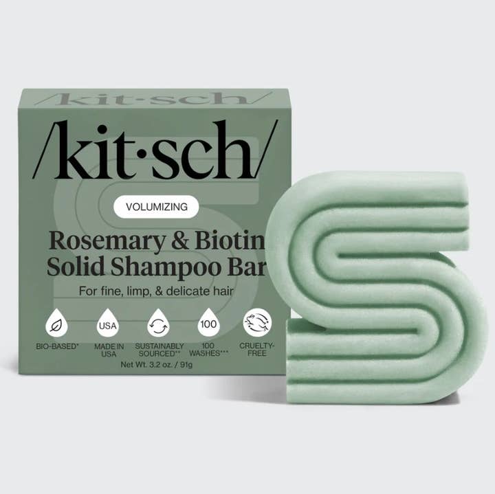 Rosemary & Biotin Volumizing Shampoo Bar for wholesale by KITSCH