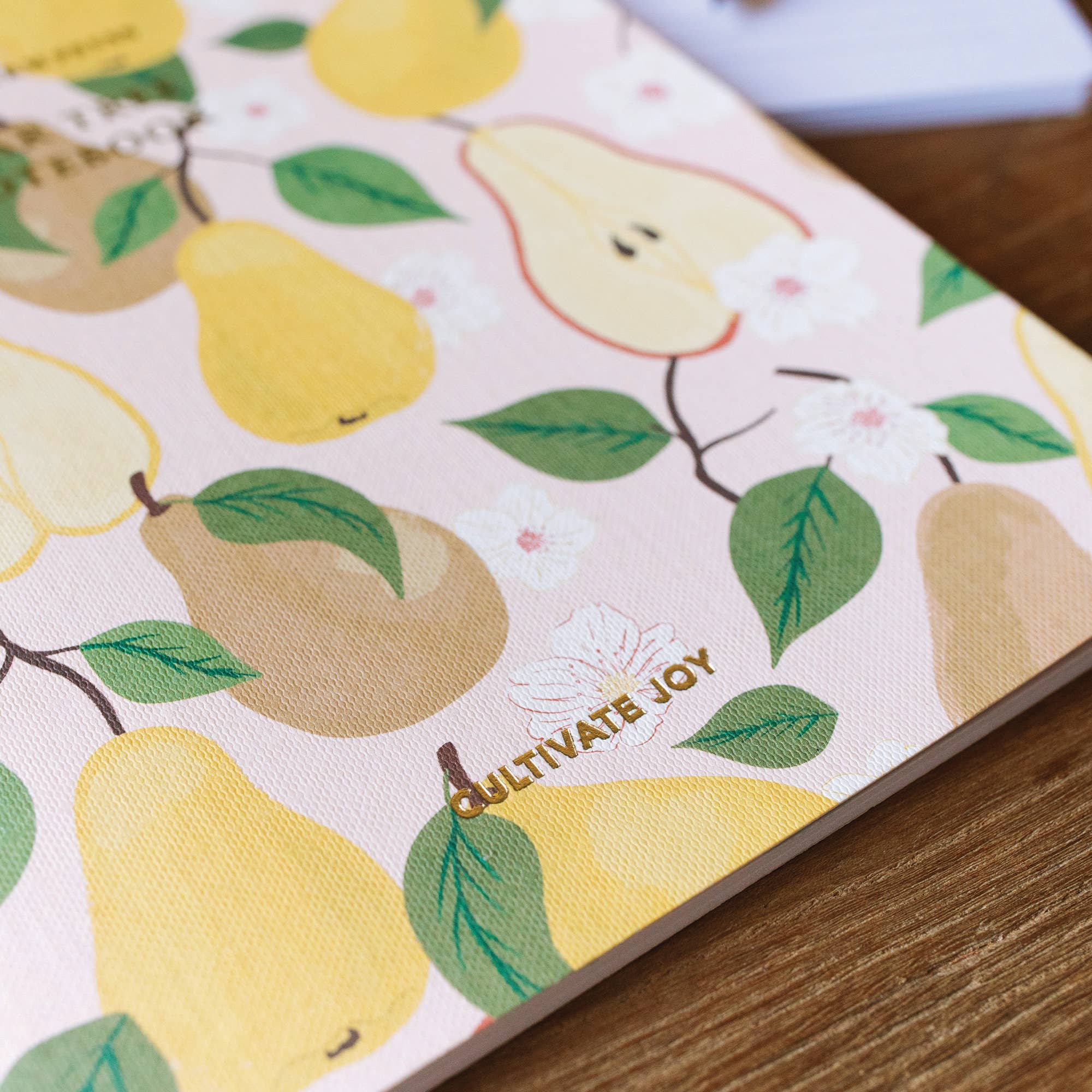 Paper Farm Press - Wholesale Notebook - Cultivate Joy Pear Tree Stitched Notebook2