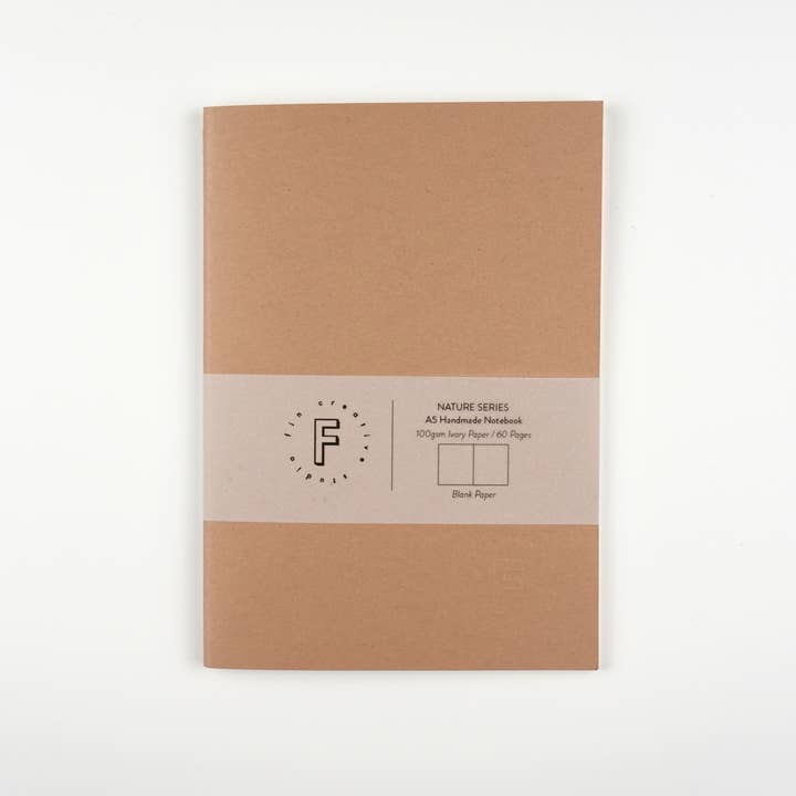 Fin Studio - Wholesale Notebook - Natural Colours Plain Notebook Series / Nature