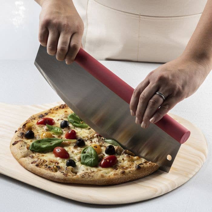 HIC - Harold Import Co. - Wholesale Kitchen Tool/Gadget - Fantes Cousin Luca's Rocking Pizza Cutter With Blade Guard5