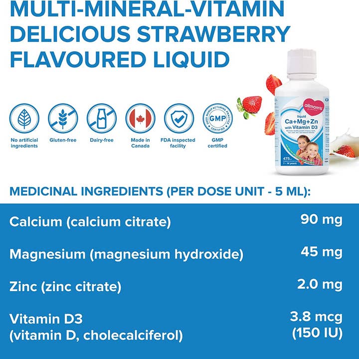 Allmom’s Choice – Großhandel Nahrungsergänzungsmittel/Vitamin zum Einnehmen – Allmom's Choice Cal-Mag-Zinc Flüssiges Multivitaminpräparat für Kinder4