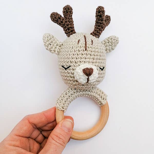 Rattle - Andre, the reindeer for wholesale by Sossoux