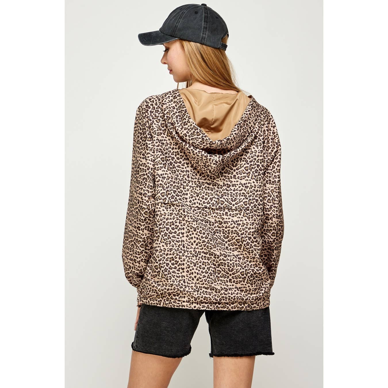 Sweet Generis - Wholesale Windbreaker - Women's - Rev. Contrast Print Zipup Hoodie - Outdoor Style13