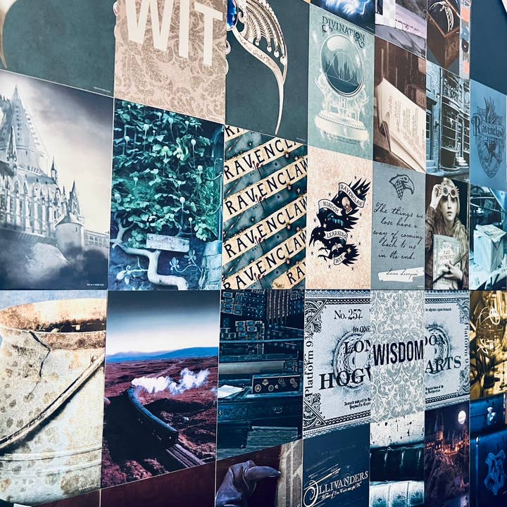 Conquest Journals - Wholesale Collage - Harry Potter Ravenclaw Wall Collage Kit (4'' x 6'')