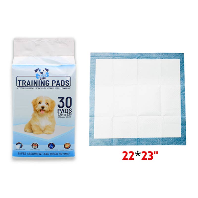 Deluxe Import Trading – wholesale Pet cleaning supplies – Pet Training Pads 30 ct 22" x 23"0