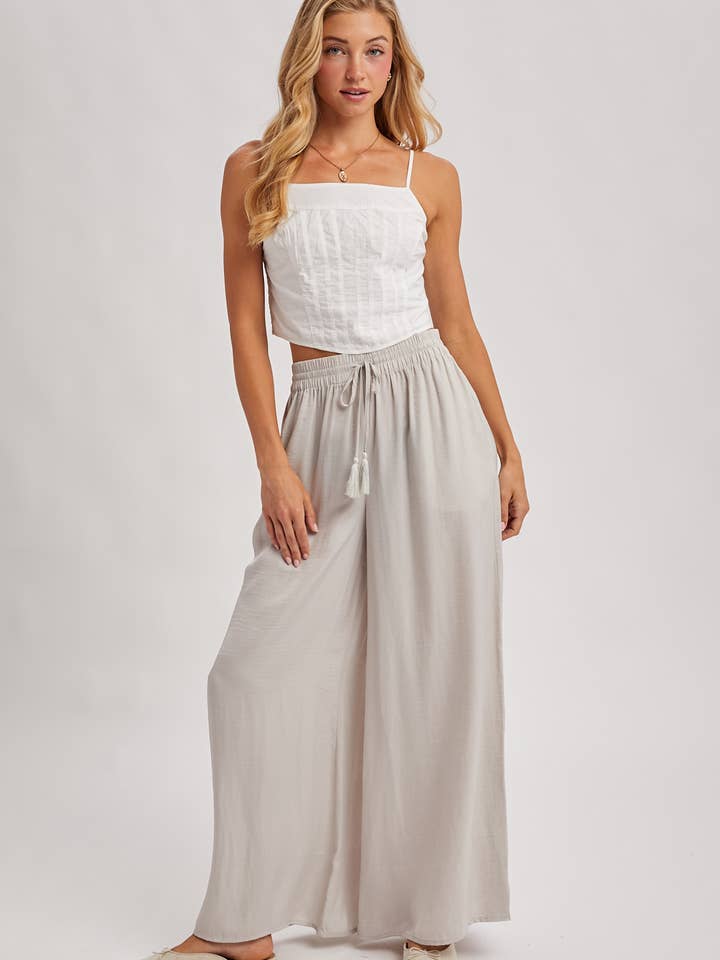 Bluivy – wholesale Pants – Women's – SILKY PALAZZO WIDE LEG PANTS12
