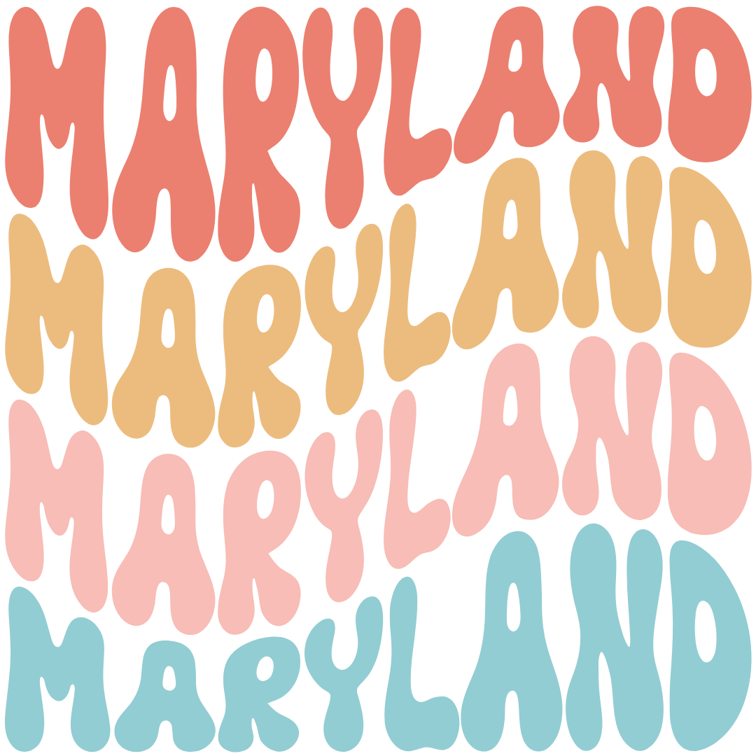 Daisy Mae Designs - Vente Aimants - Tous les 50 États Aimant Fort Acrylique Police Rétro – 2"x2"18