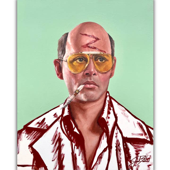 Hunter S. Thompson op papier voor wholesale door The Painted Ladies