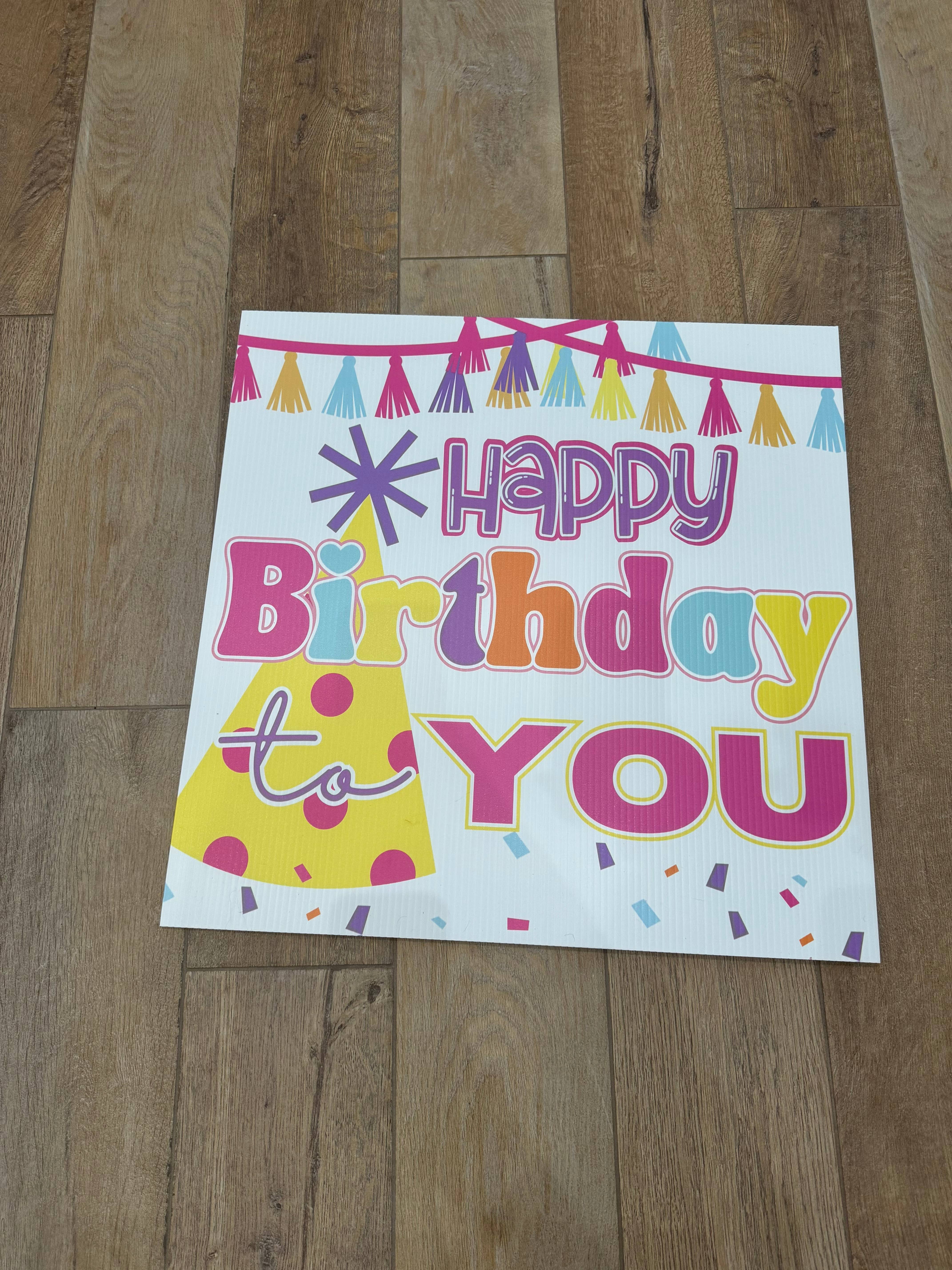 Lovely Reese – Engroshandel Udendørs skilt – Tillykke med fødselsdagen til dig1