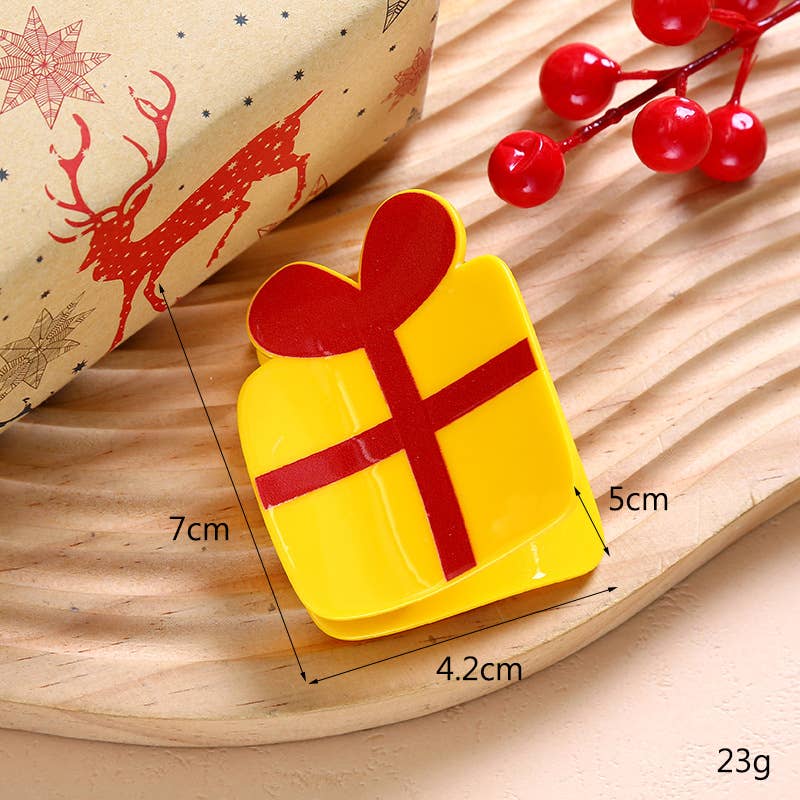 SoapElenGlen - Wholesale Hair Clip - Women's - Festive Christmas Hair Clip, Apple & Gift Box Hair Claw15