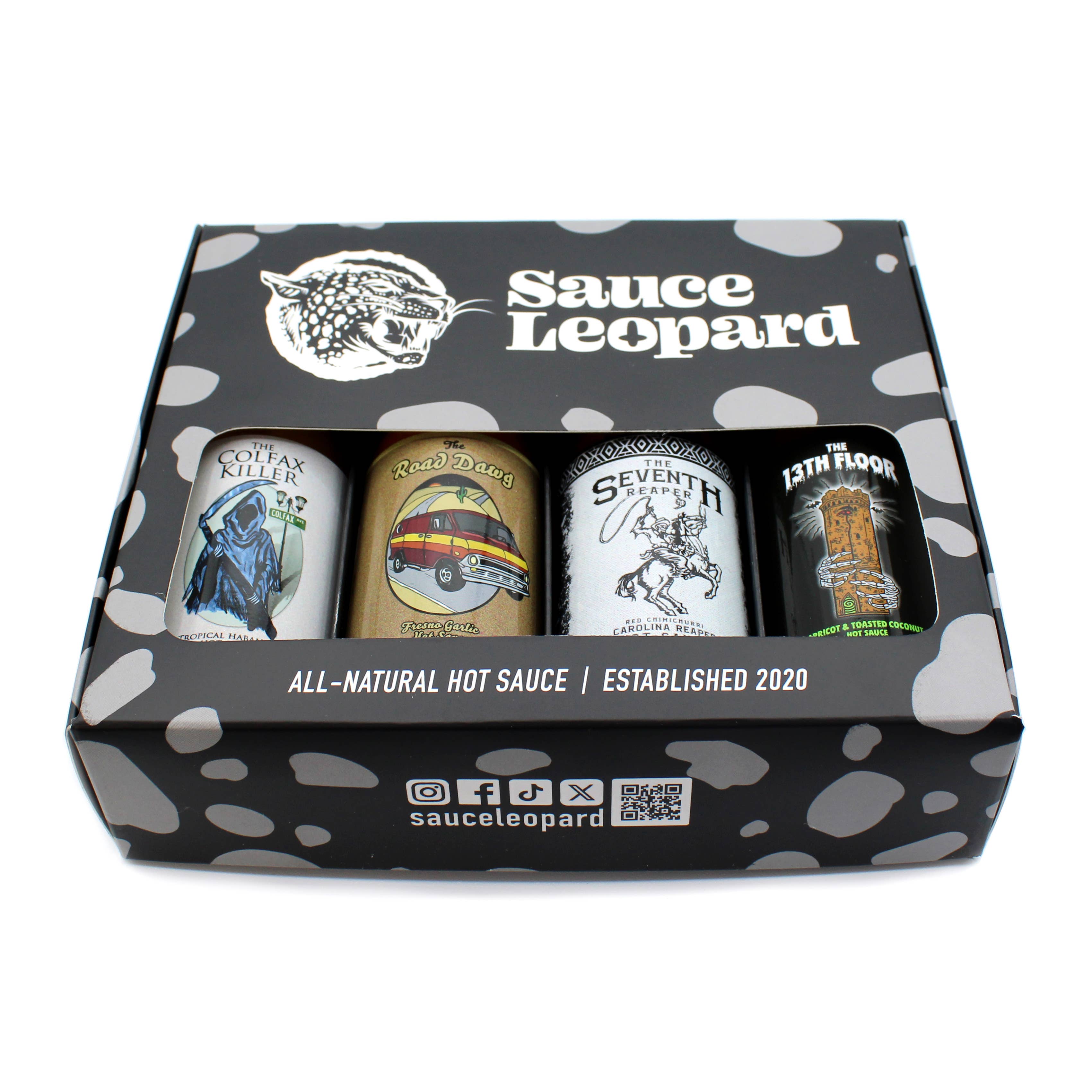 Sauce Leopard - Wholesale Hot Sauce - The Big Cat Box - 4-pack gift set2