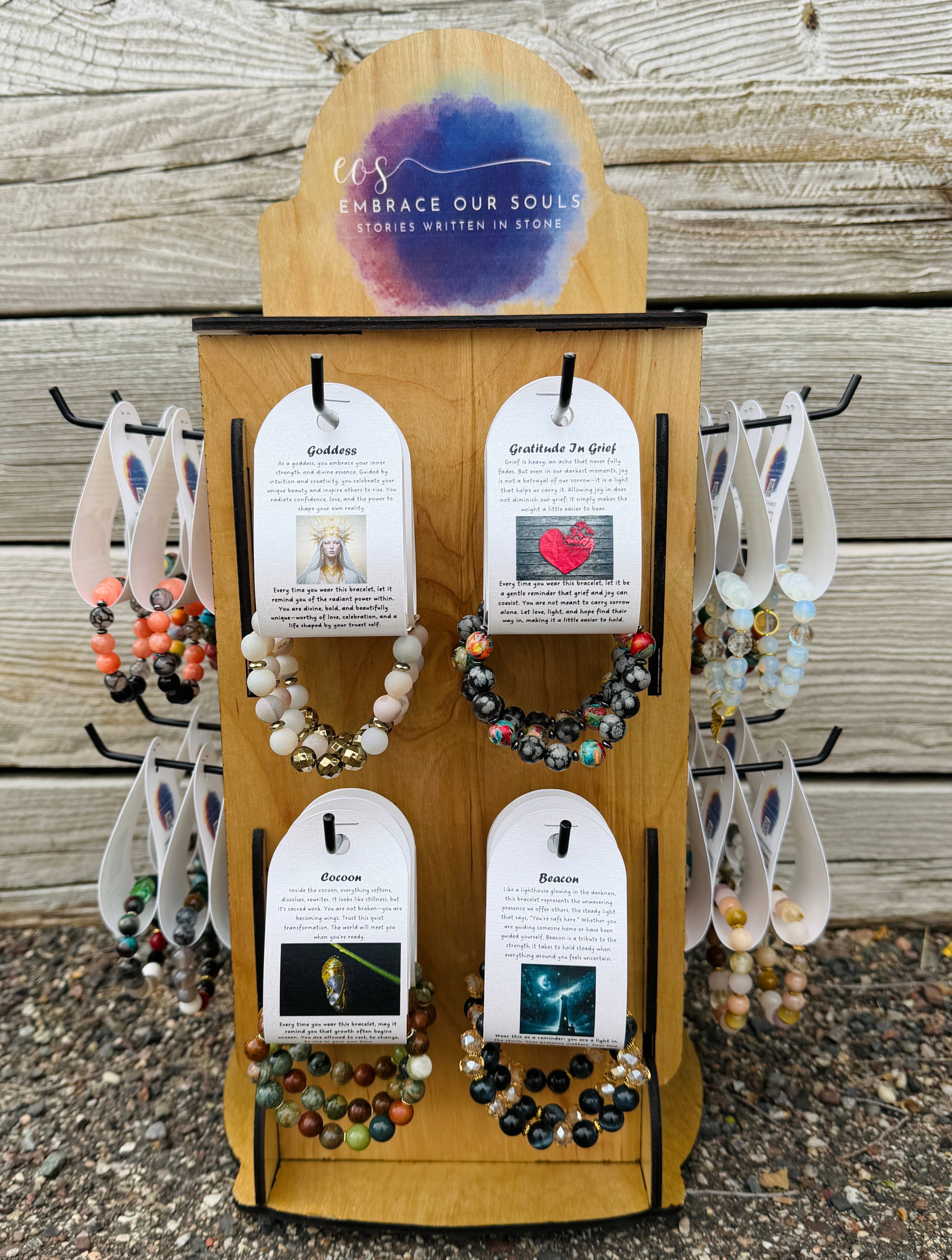 Embrace Our Souls - Wholesale Jewelry Stand & Display - Wholesale Best-Sellers - Spinning Display (48 Bracelets)1