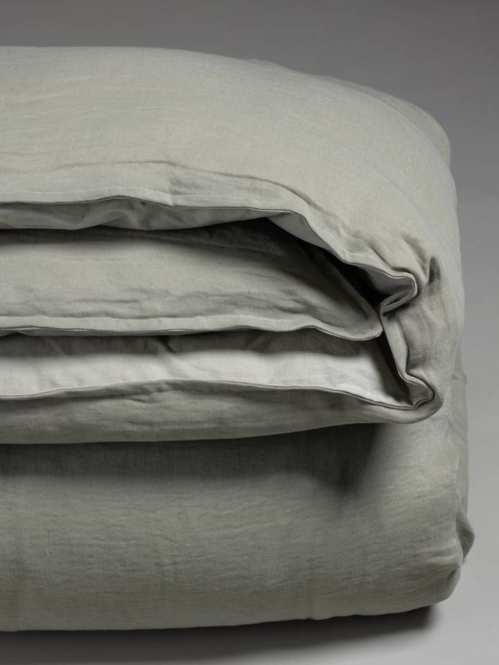 LUXURY duvet cover, cotton linen blend, made in Italy for wholesale by FEELUM homelinen by David Home srl