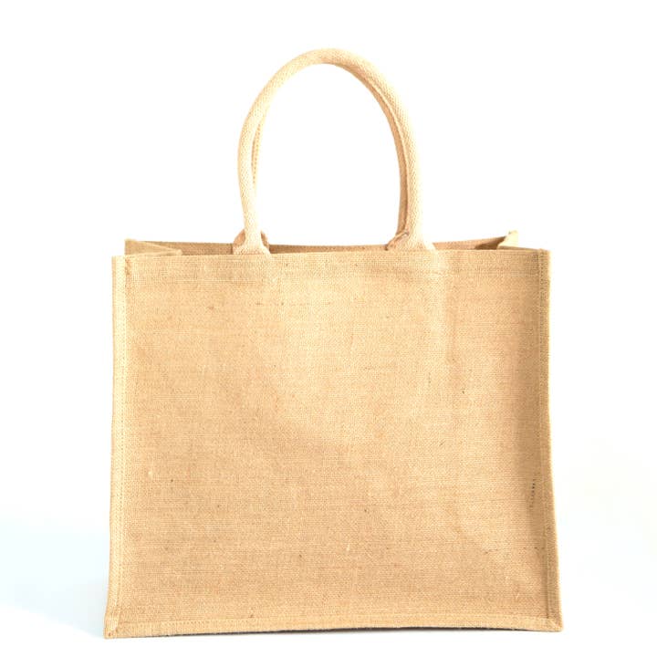 Große Natur-Jutetasche, Größe 45 x 55 x 19 cm für den Großhandel von Jute&Co.