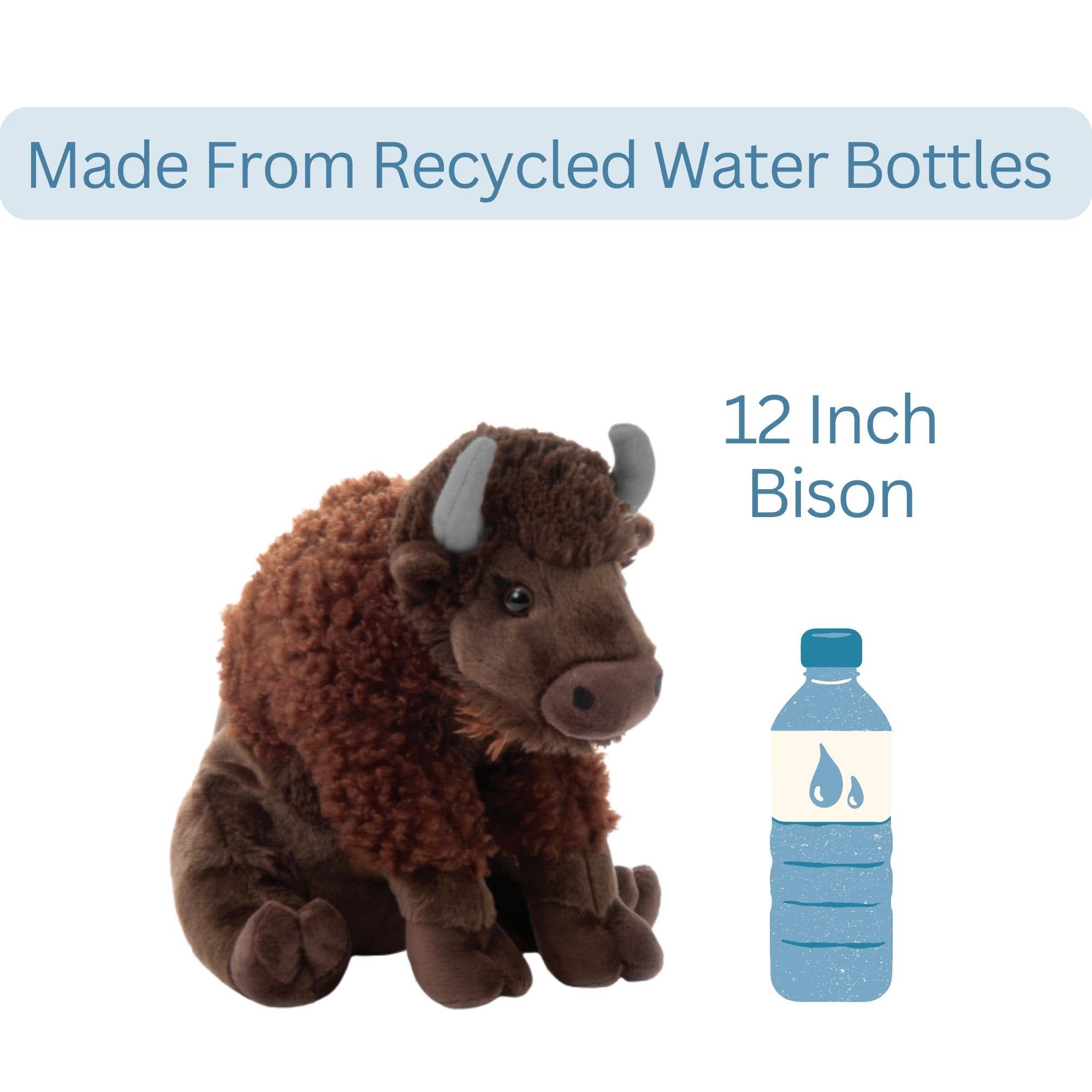 The Petting Zoo - Wholesale Knuffels - Kinderen en baby - 12" (35cm) Wild Onez Bison Wild life7