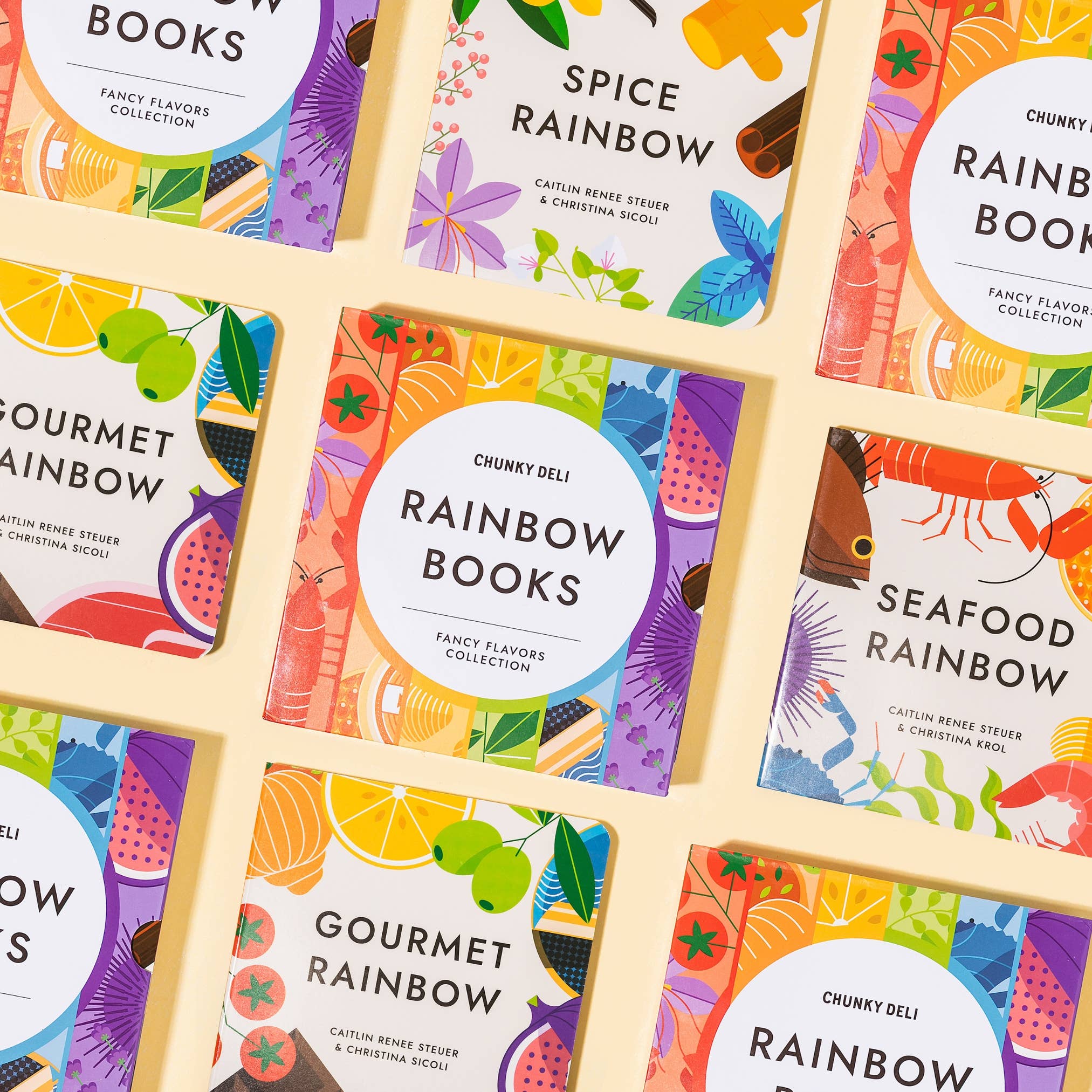 Chunky Deli - Venta al por mayor Libro para bebés y niños pequeños (0-2 años) - Libro infantil de tablero Gourmet Arcoíris7