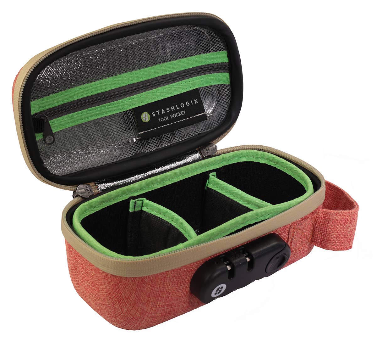 STASHLOGIX - Wholesale Luggage - Silverton Hard Shell Locking  and Smell-Proof Stash Bag9