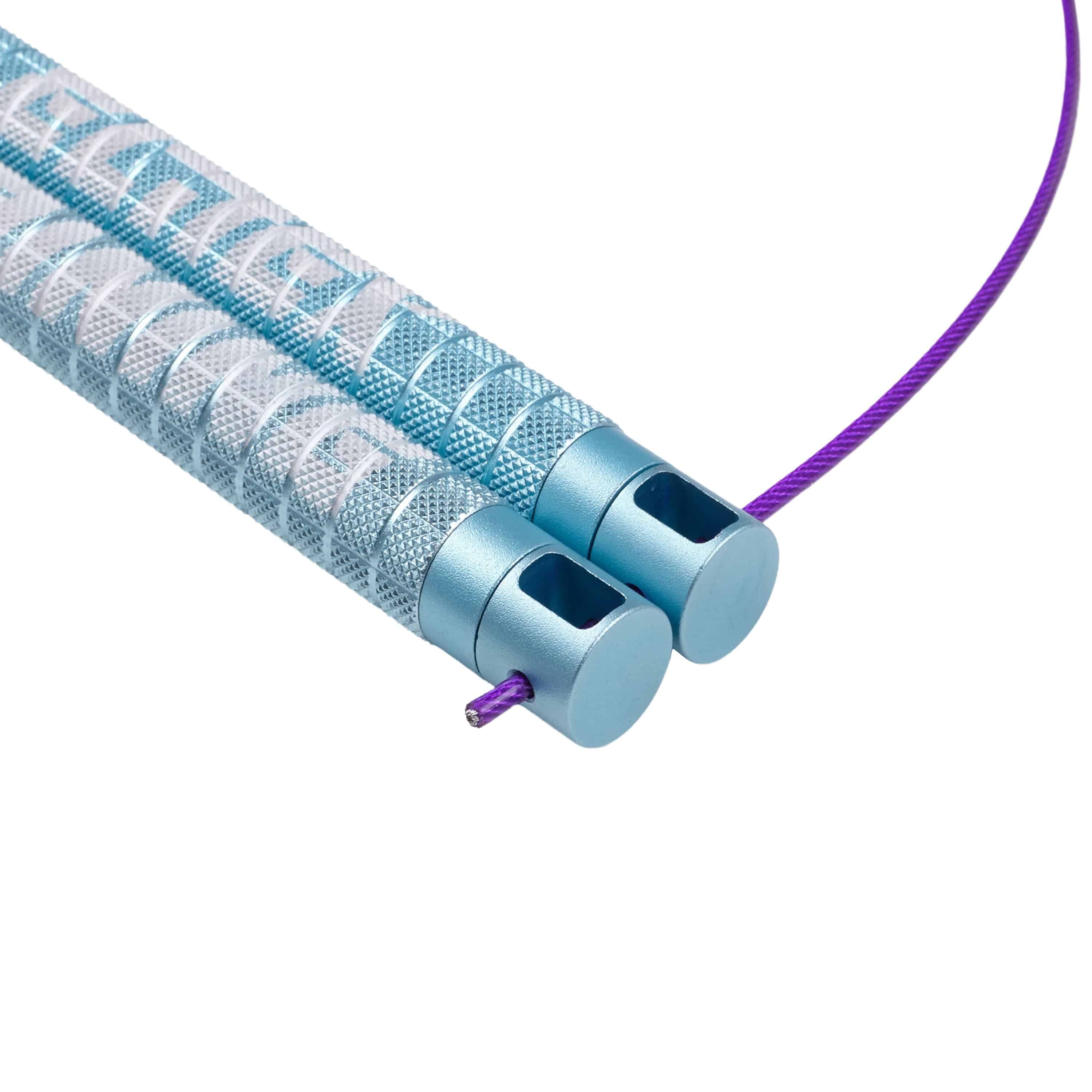Elitex Training - Wholesale Sporting Accessories - PRO Speed Jump Rope Blue Matte + Purple Rope3