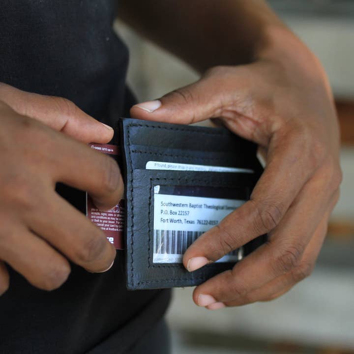 2nd Story Goods + Haiti Design Co - Wholesale Wallet - Unisex - Minimalist Leather Wallet10