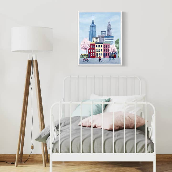 Pintalustika - Joyful Urban Illustrations - Wholesale Art Print - Spring in New York City Art Print3