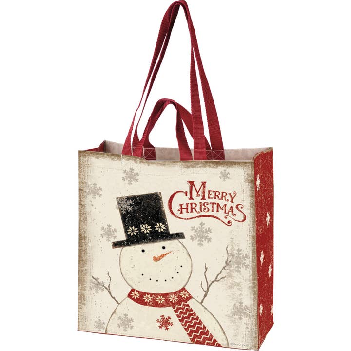 Nordic Merry Christmas Market Tote for wholesale by Primitives by Kathy