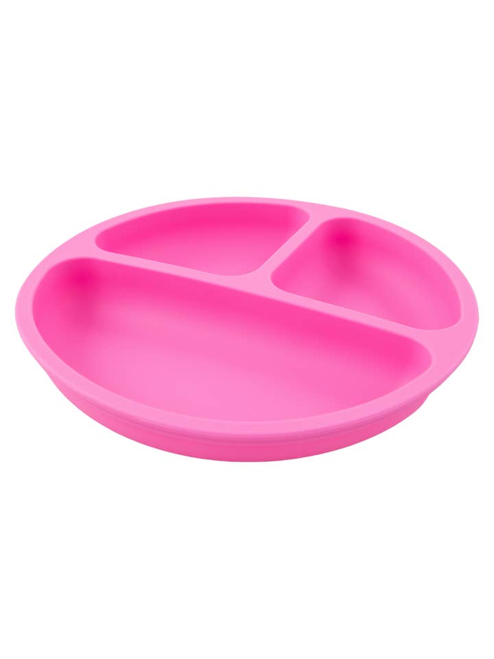 Prato Treino Bebé & Criança 3 Secções - Rosa por atacado de Mumma's Little Helpers