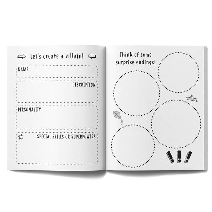 Little Pop of Colour – wholesale Colouring and activity book – kids and baby – I Can Write A Story! Storytelling and creative writing book3