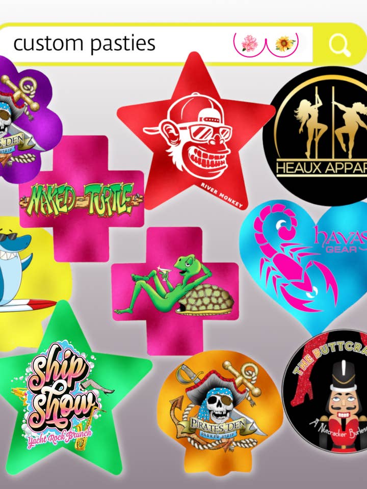 Niptees - Wholesale Nipple pasties – Women’s - Custom Nipple Cover Pasties