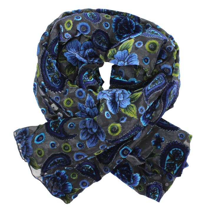 Dana Herbert - Wholesale Wrap - Women's - Burnout Velvet Shawl7