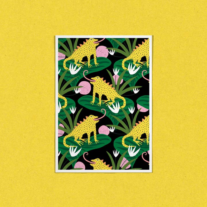 Dans Les Dents - Vente Cartes postales - Carte postale / Carte de voeux - SLURP - CRT16
