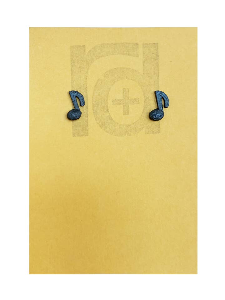 Take Note 3D Printed Earrings for wholesale by R+D