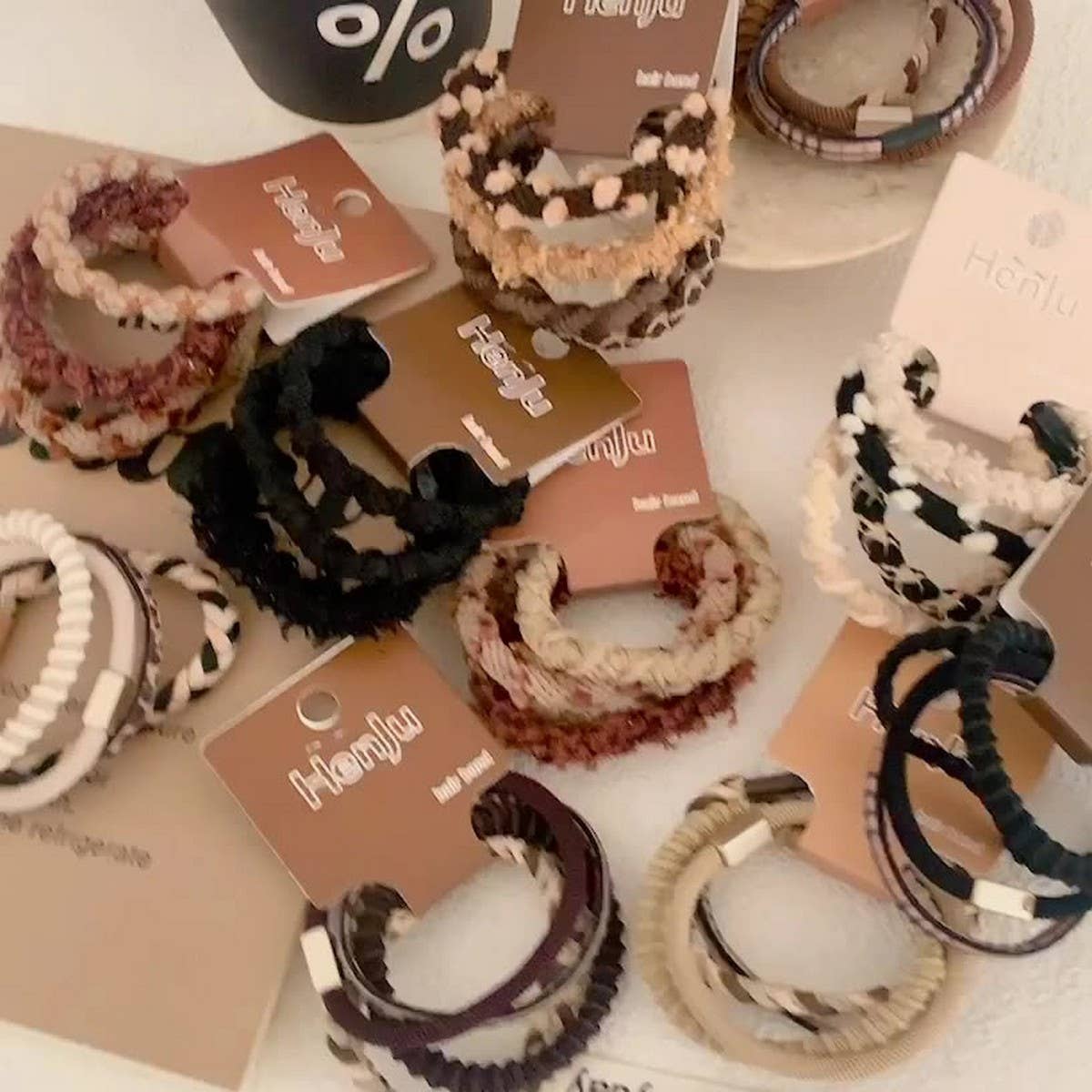 ACCITY - Wholesale Hair Tie - SOFT, ELASTIC AND SIMPLE HAIR TIES_CWAHA0712910