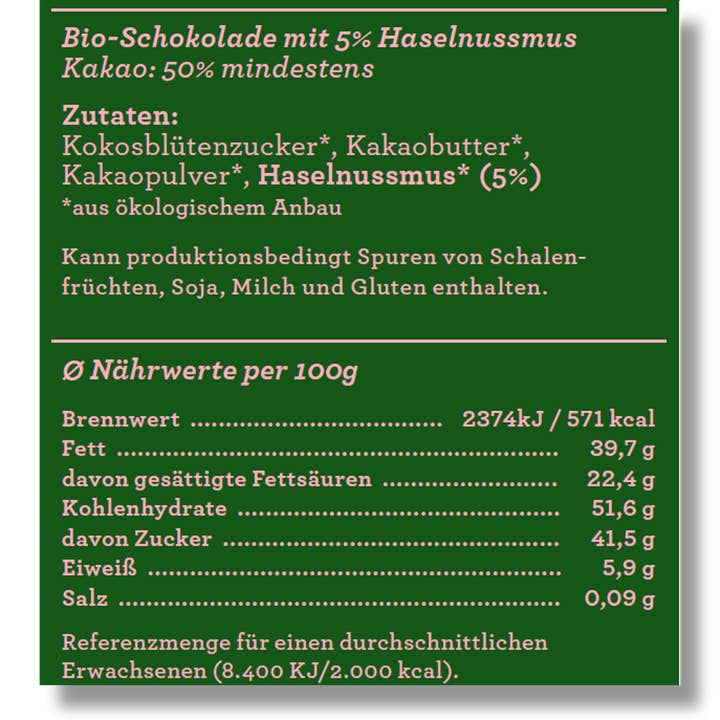 Chocqlate – Großhandel Schokoriegel – SweetGreets Bio-Schokolade "Ich Denke an Dich"3