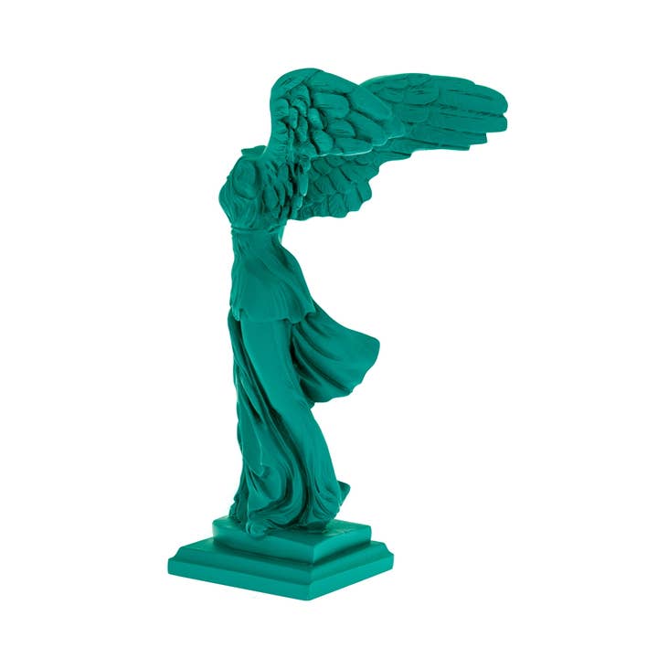 ARTIA LTD – Engroshandel Skulptur – Sejr - Nike Winged Gudinde Samothrace 30cm Grøn Farve