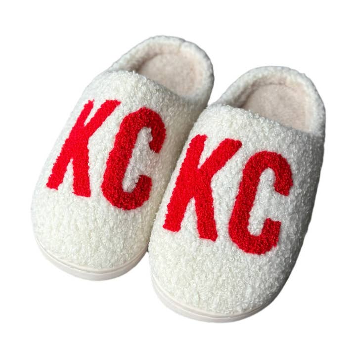 Slippers - Red KC for wholesale by Carly Rae Studio